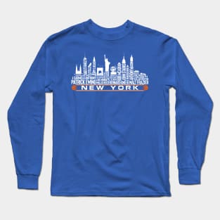 New York Basketball Team All Time Legends Long Sleeve T-Shirt